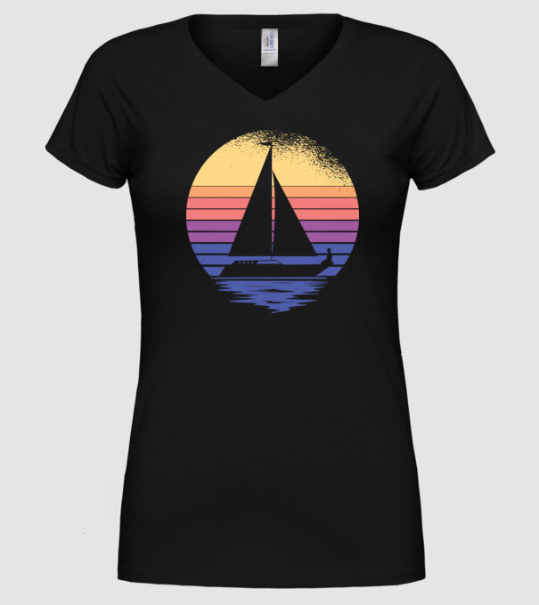 Navigație model negru pe tricou