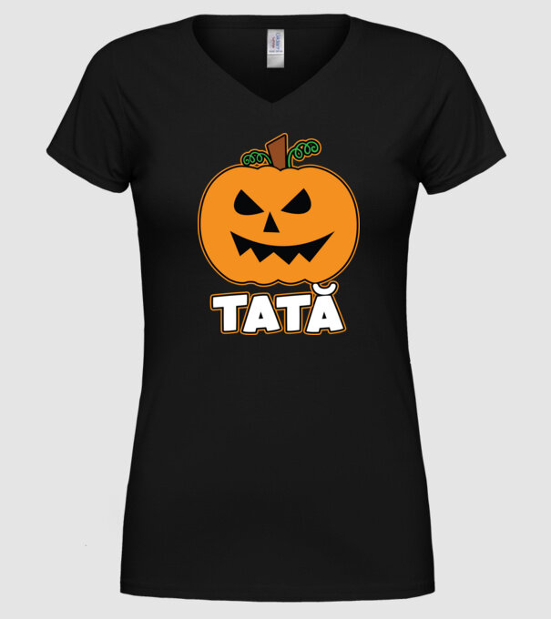 tată model negru pe tricou