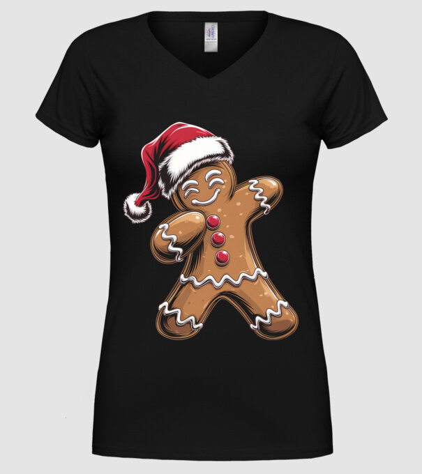 Turtă dulce dab model negru pe tricou