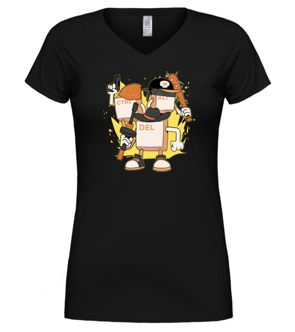  model  pe tricou