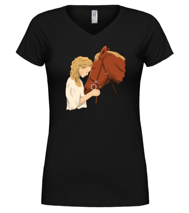  model  pe tricou