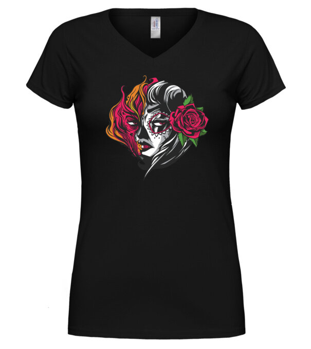  model  pe tricou