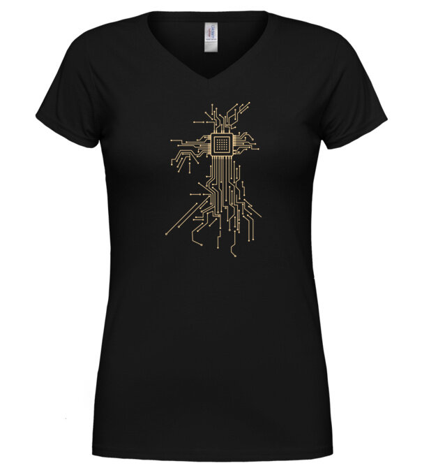  model  pe tricou