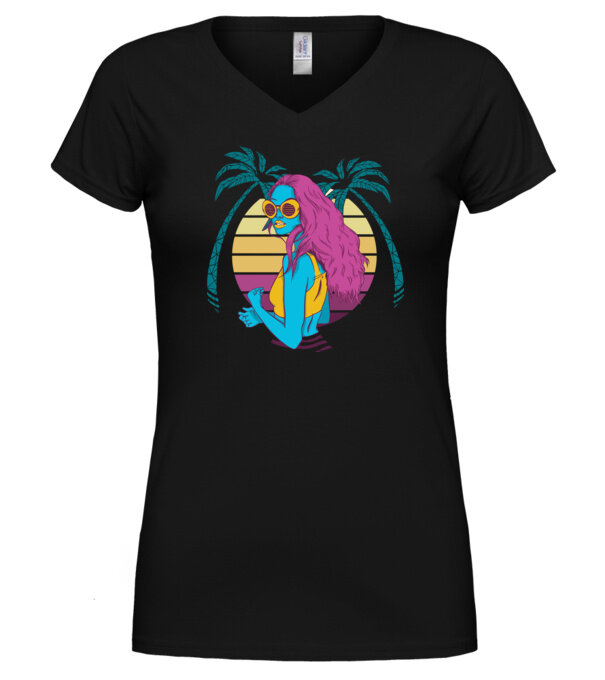  model  pe tricou