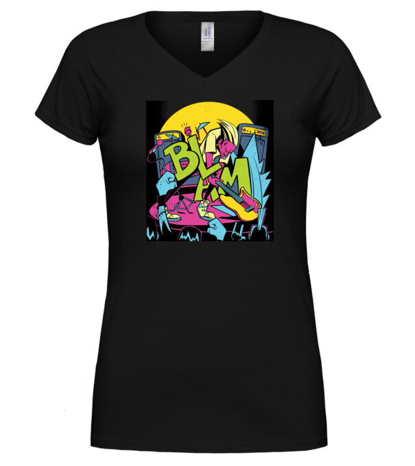  model  pe tricou
