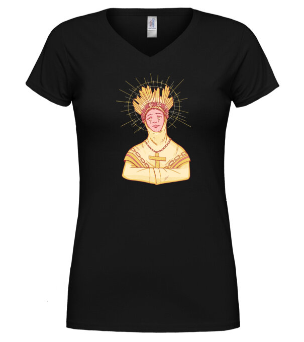  model  pe tricou