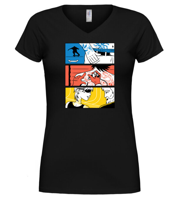  model  pe tricou