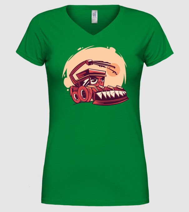 Secerătoare model verde pe tricou