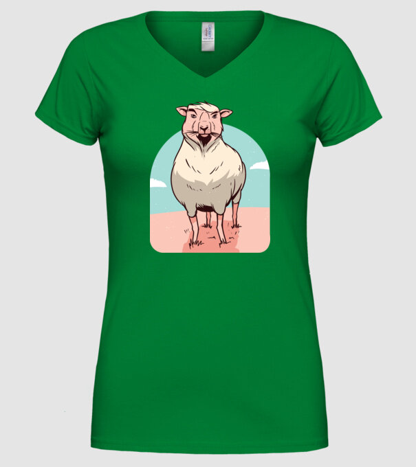 Miel Șobolan model verde pe tricou