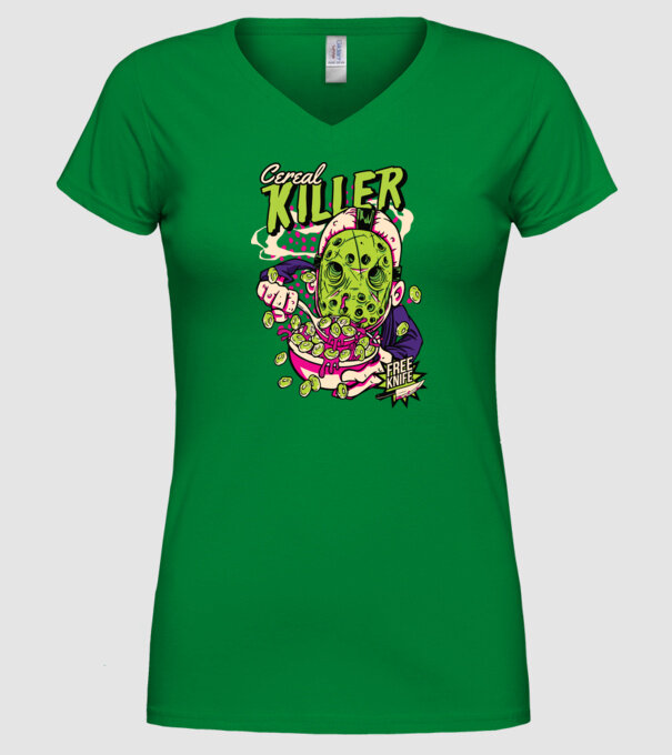 Cereal Killer model verde pe tricou