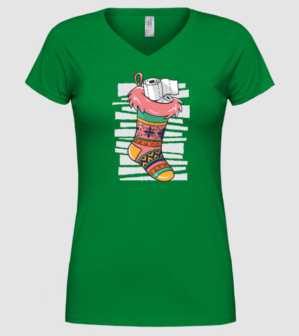 Christmas Gift 2020 model verde pe tricou