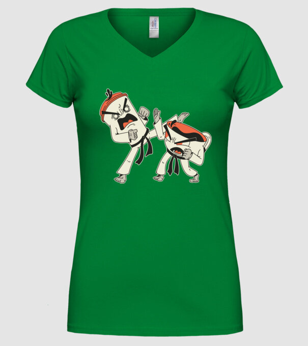 Cafea vs ceai model verde pe tricou