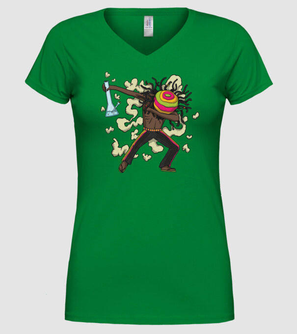 Dreadlock DAB model verde pe tricou
