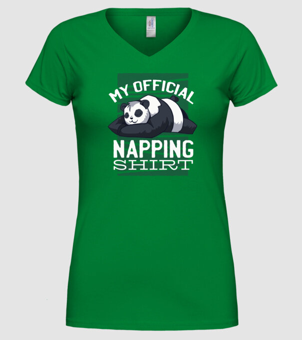 This is my official napping T-shirt, tricou amuzant odihnă model verde pe tricou