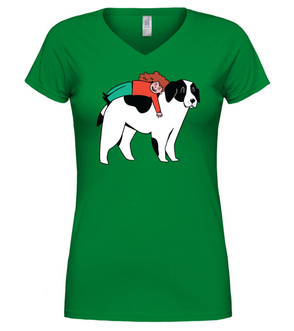  model  pe tricou