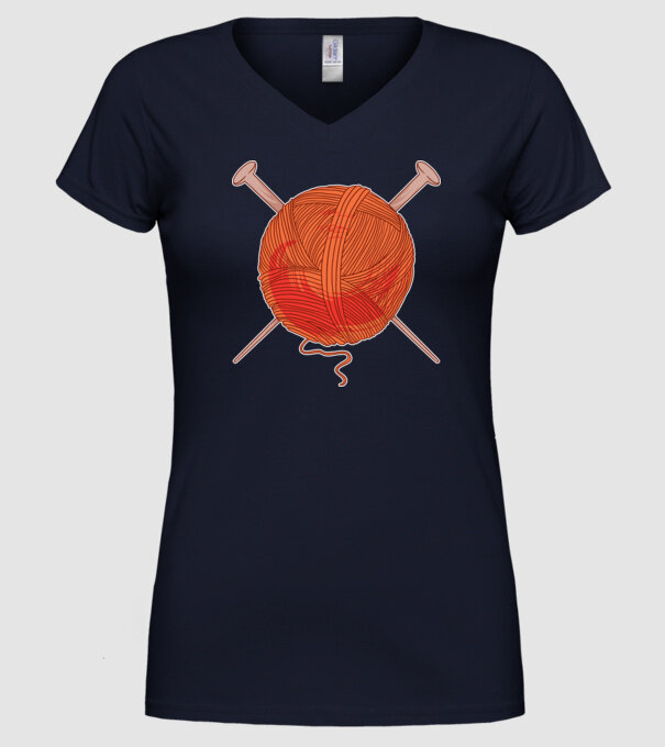 Ghem de fire model albastru închis pe tricou
