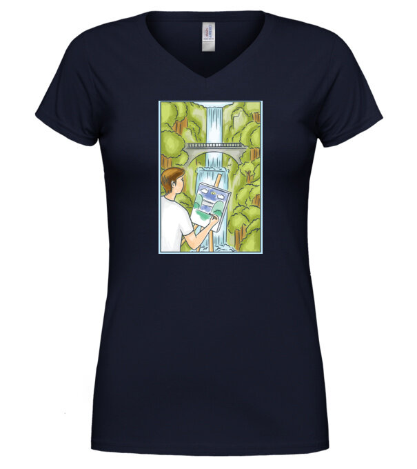  model  pe tricou
