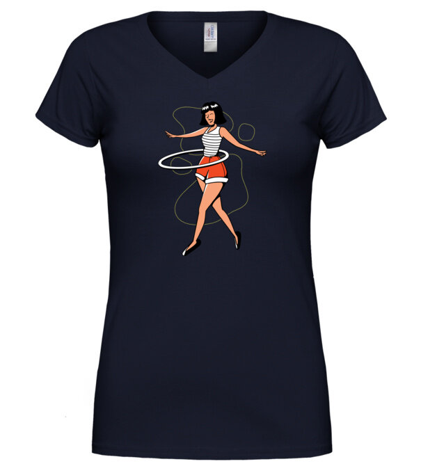  model  pe tricou