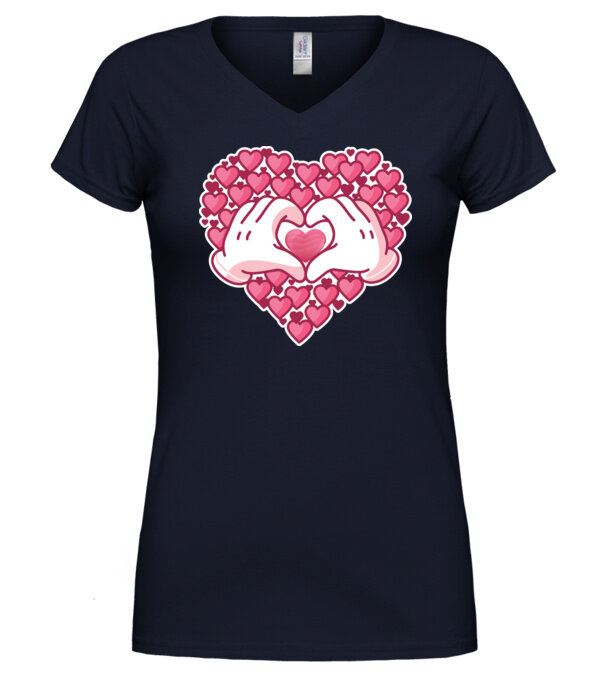  model  pe tricou