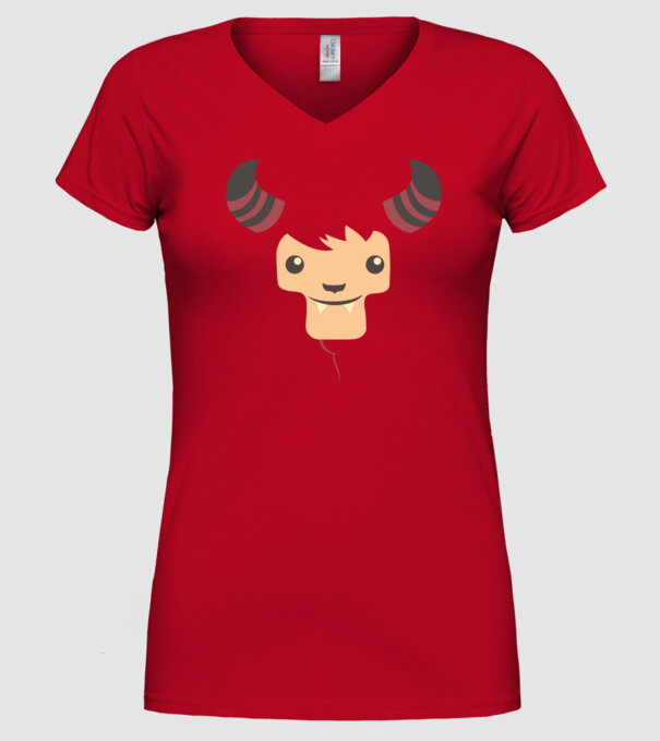 Goat Halloween model roșu pe tricou