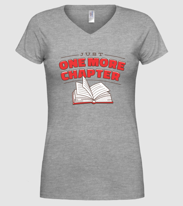 Doar încă un capitol model gri pe tricou