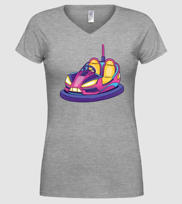 Dodgem model gri pe tricou