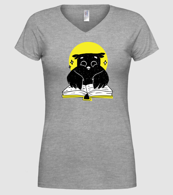 Bufniță de noapte model gri pe tricou