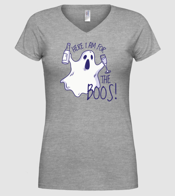 Here I am for the Boos model gri pe tricou