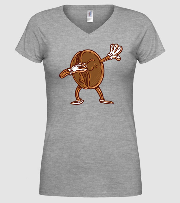 Cafea DAB model gri pe tricou