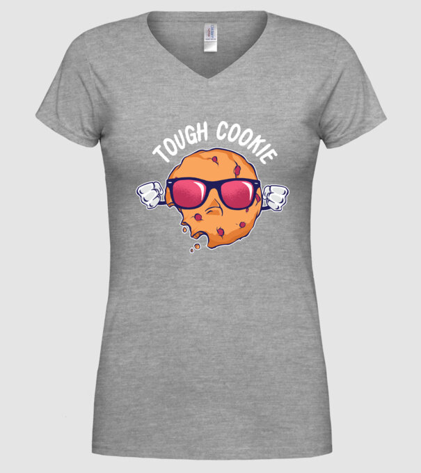 Tricou antrenament prăjitură tare model gri pe tricou