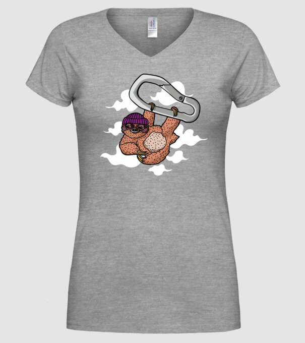 Carabină pentru Leneș model gri pe tricou