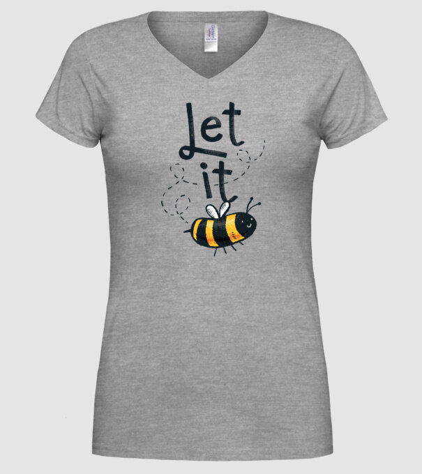Let it bee - Apicultor model gri pe tricou