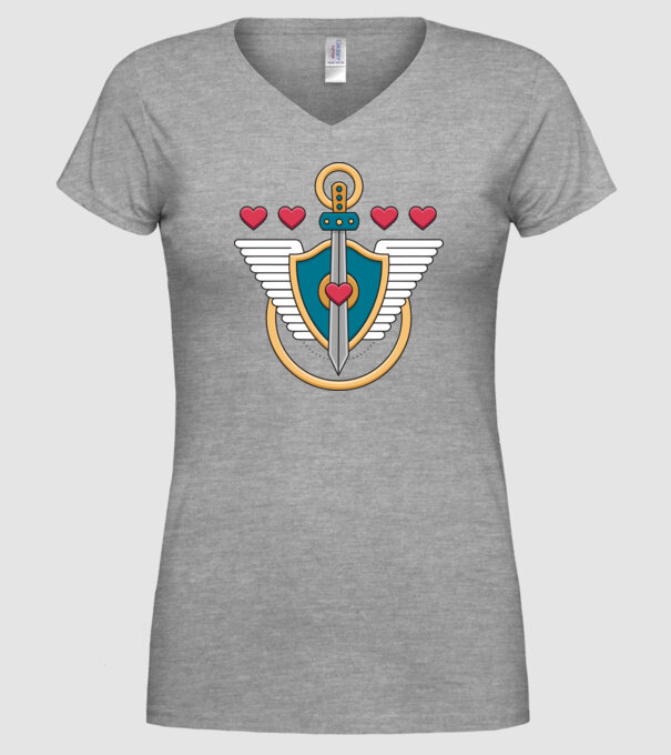 Scut - Gamer model gri pe tricou