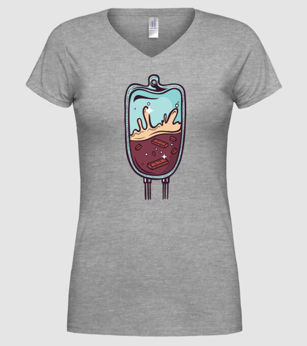 Porter Infuzie model gri pe tricou