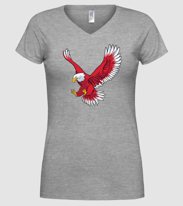 Vultur model gri pe tricou