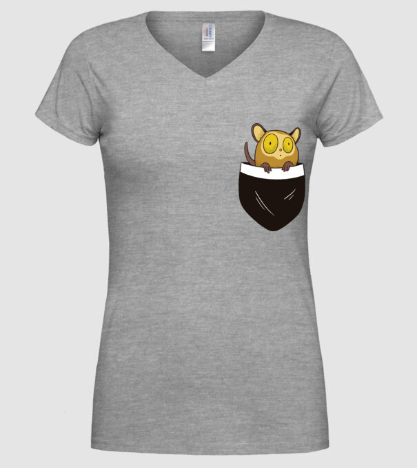 Maki de buzunar model gri pe tricou
