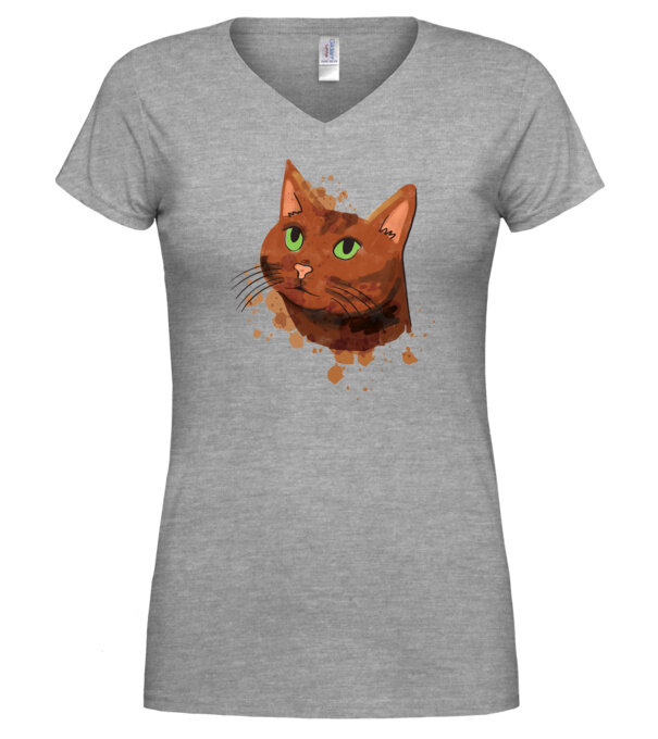  model  pe tricou