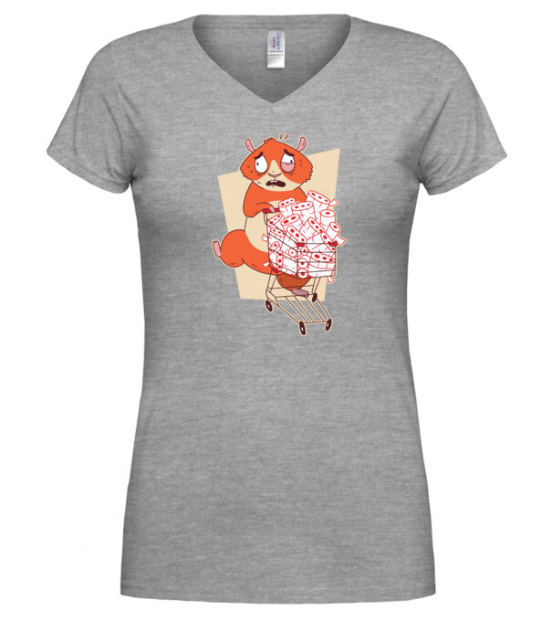  model  pe tricou