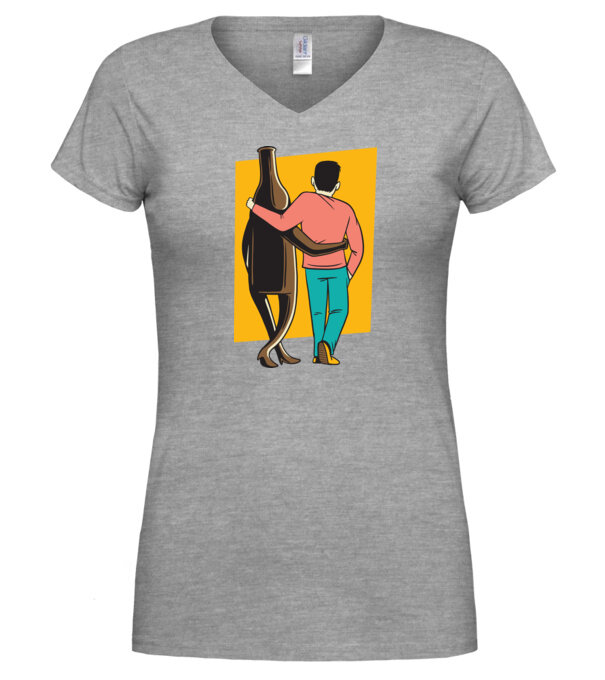  model  pe tricou