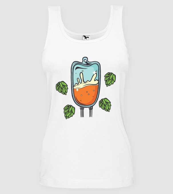 Grupa mea de sânge este IPA model alb pe tricou