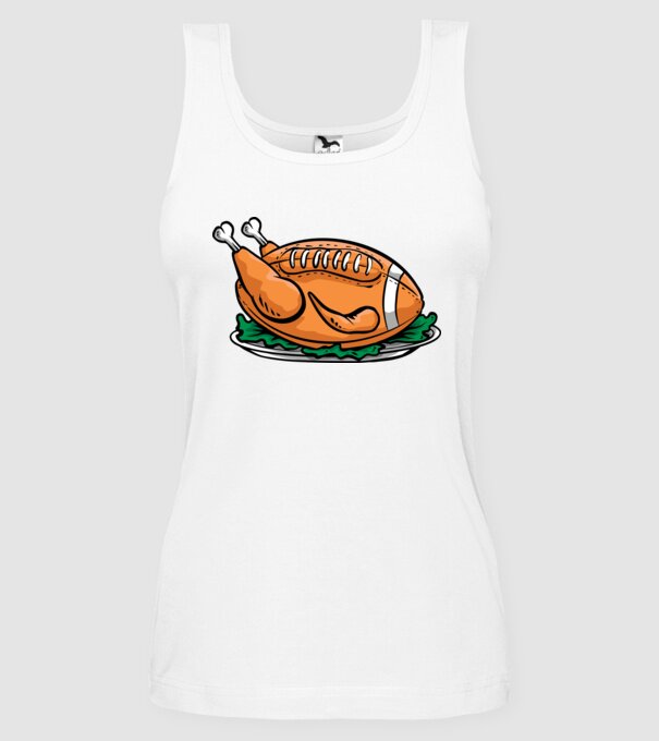 Fotbal american Curcan model alb pe tricou