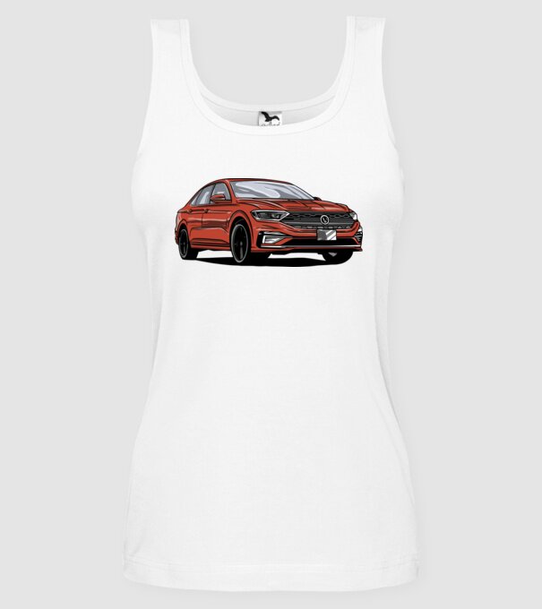 Mașină model alb pe tricou