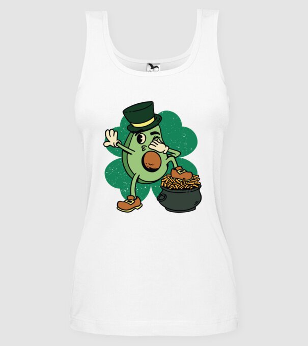 Avocado St. Patrick DAB model alb pe tricou