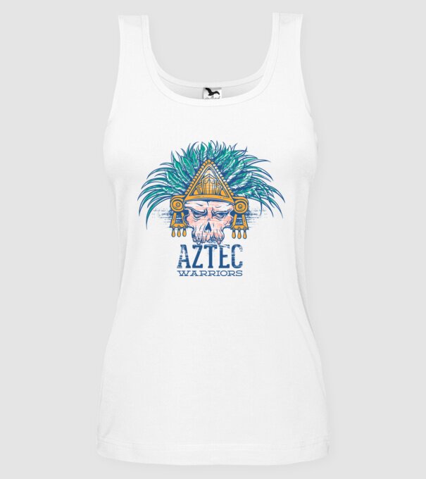 Aztec Warriors model alb pe tricou