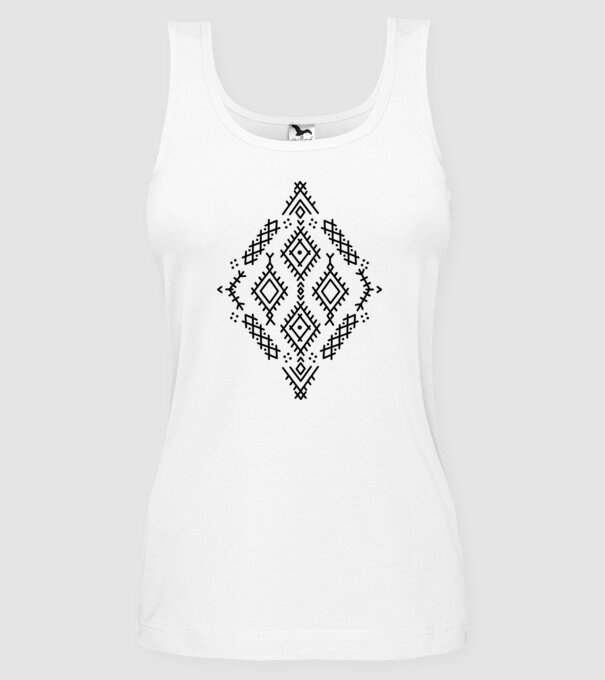 Berbere Symbol model alb pe tricou