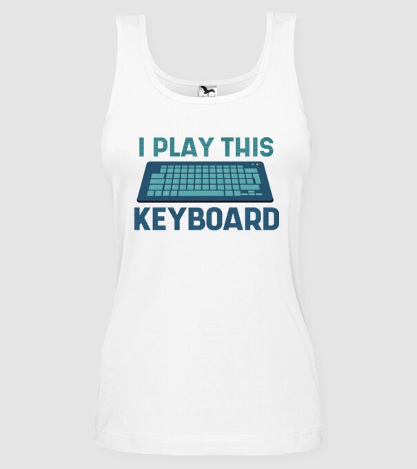 Tastatura Gamer model alb pe tricou