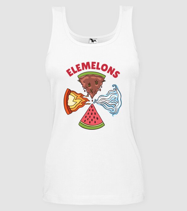 Elemente pepene model alb pe tricou