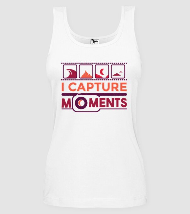 Prind momentele - Fotograf model alb pe tricou