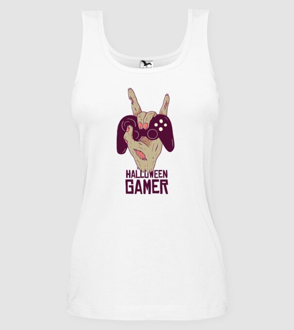 Halloween Gamer tricou Zombie model alb pe tricou