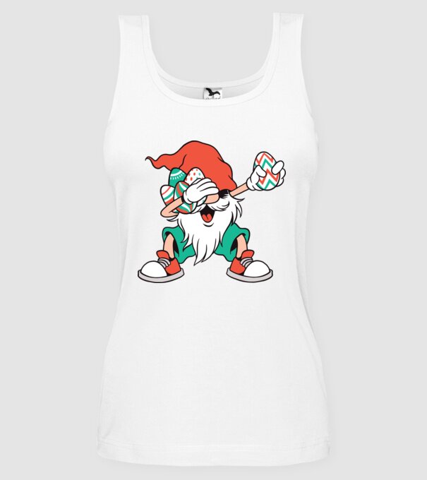 Elf de Paște DAB model alb pe tricou